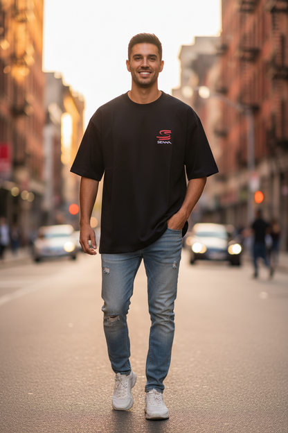 Remera Oversized Ayrton Senna