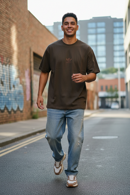 Remera Oversized Bordada ADI Basiq
