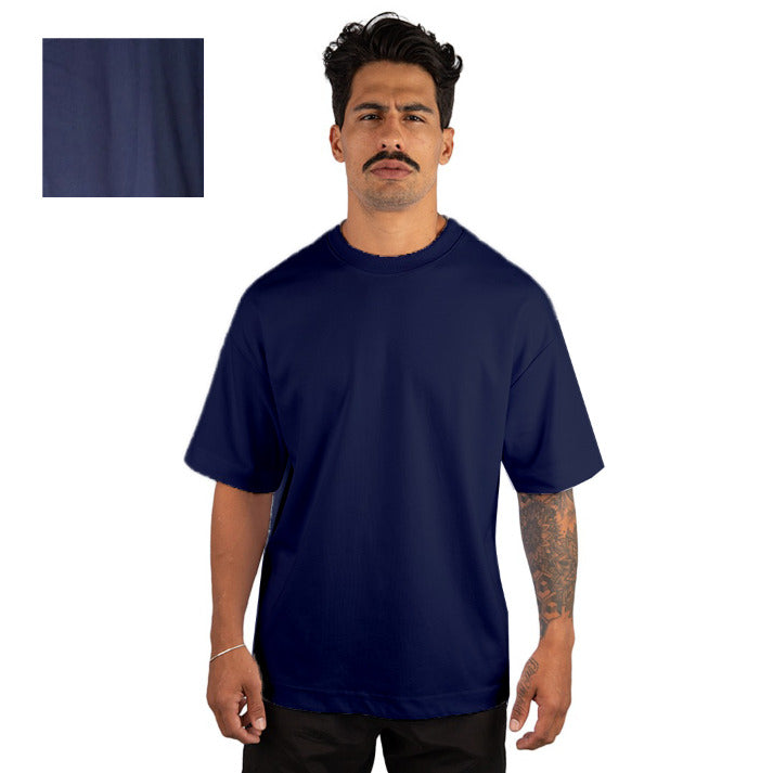 Remera Oversized lisa Azul Marino