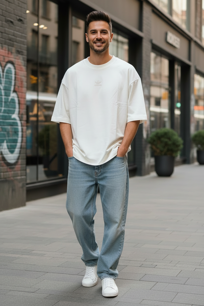 Remera Oversized ADI Bordada Classic