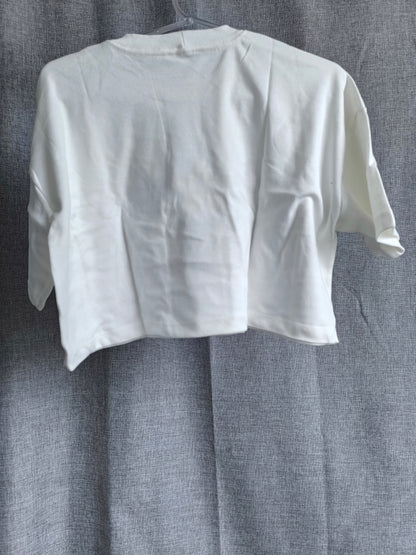 Cropped Oversized NK Flower Power