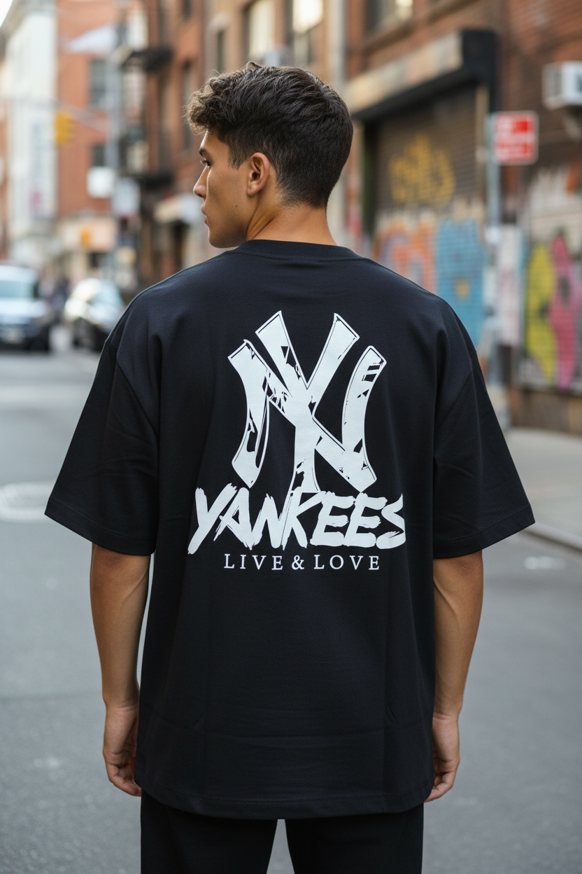 Remera Oversized NY Live & Love