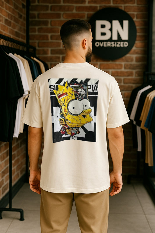 Remera Oversized OW Graffiti Bart