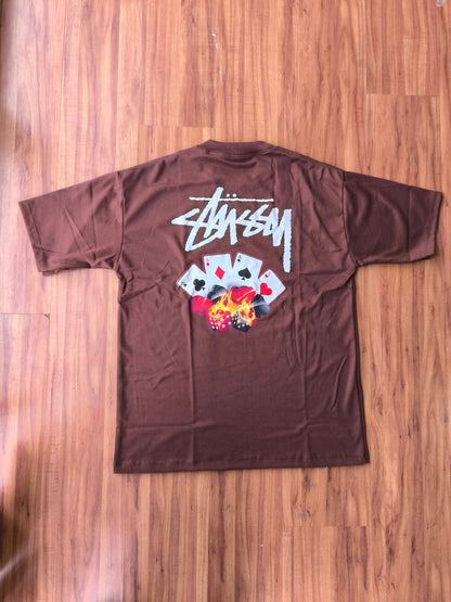 Remera Oversized STSSY BlackJack