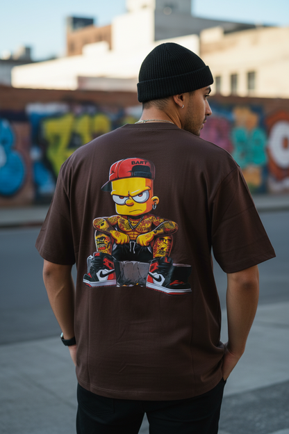 Remera Oversized NK Gangster Bart