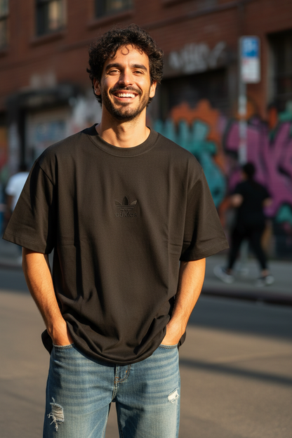 Remera Oversized Bordada ADI Basiq