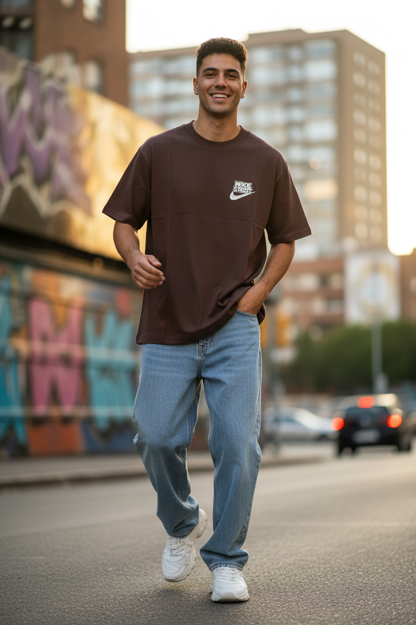Remera Oversized NK Street Art