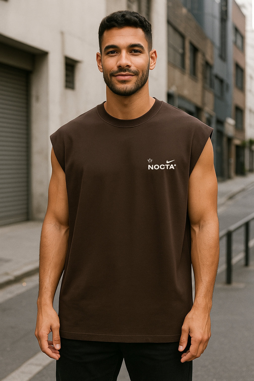 Musculosa Oversized NK Monogram