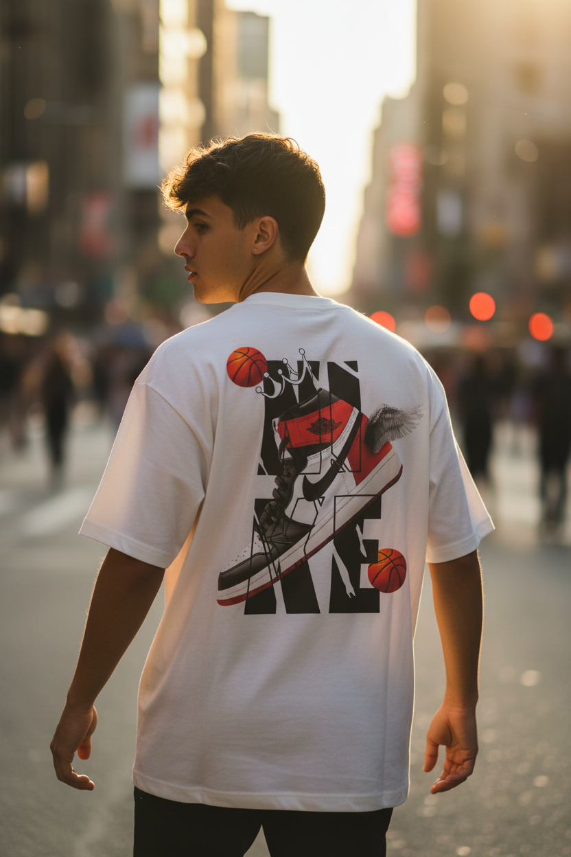 Remera Oversized NK Pegasus