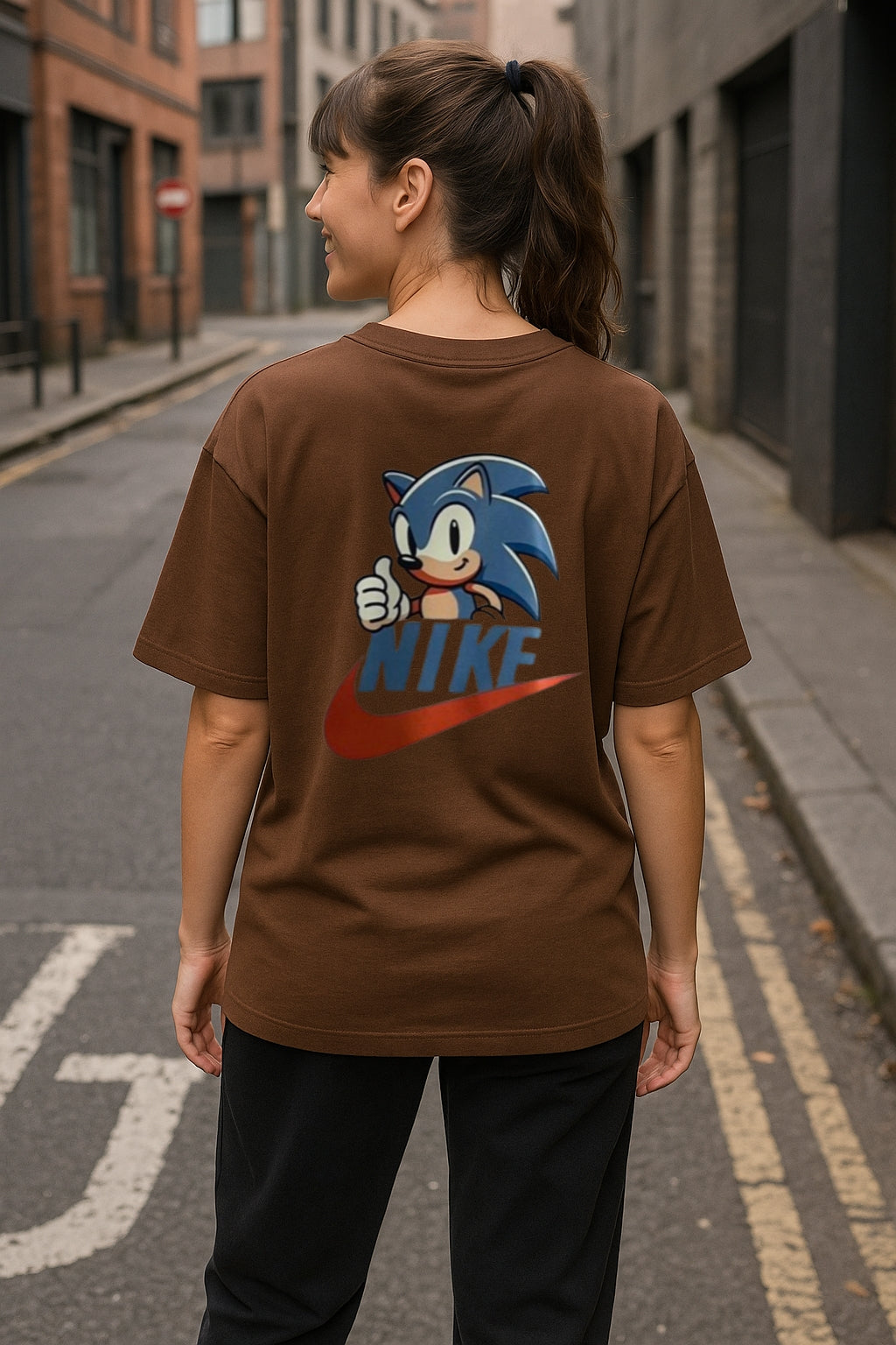 Remera Oversized NK Speed Check