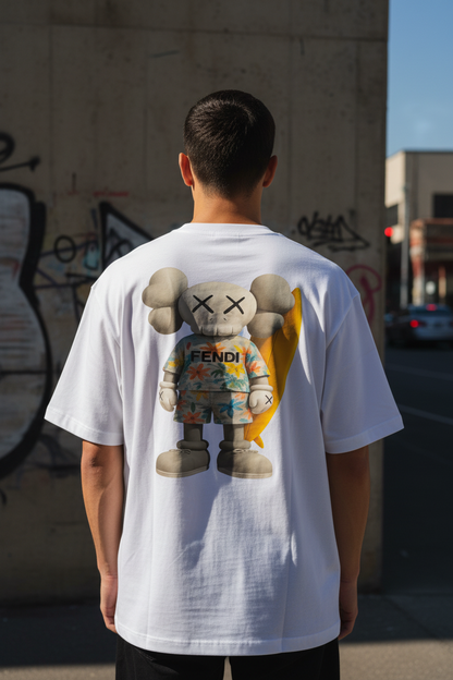 Remera Oversized FNDI Beach Kaws