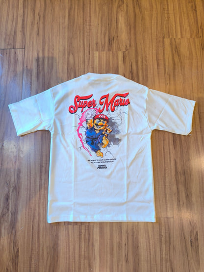 Remera Oversized Super Mario Shoryuken