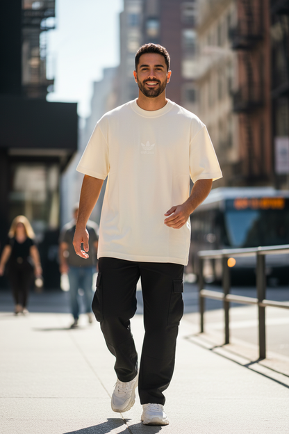 Remera Oversized Bordada ADI Basiq