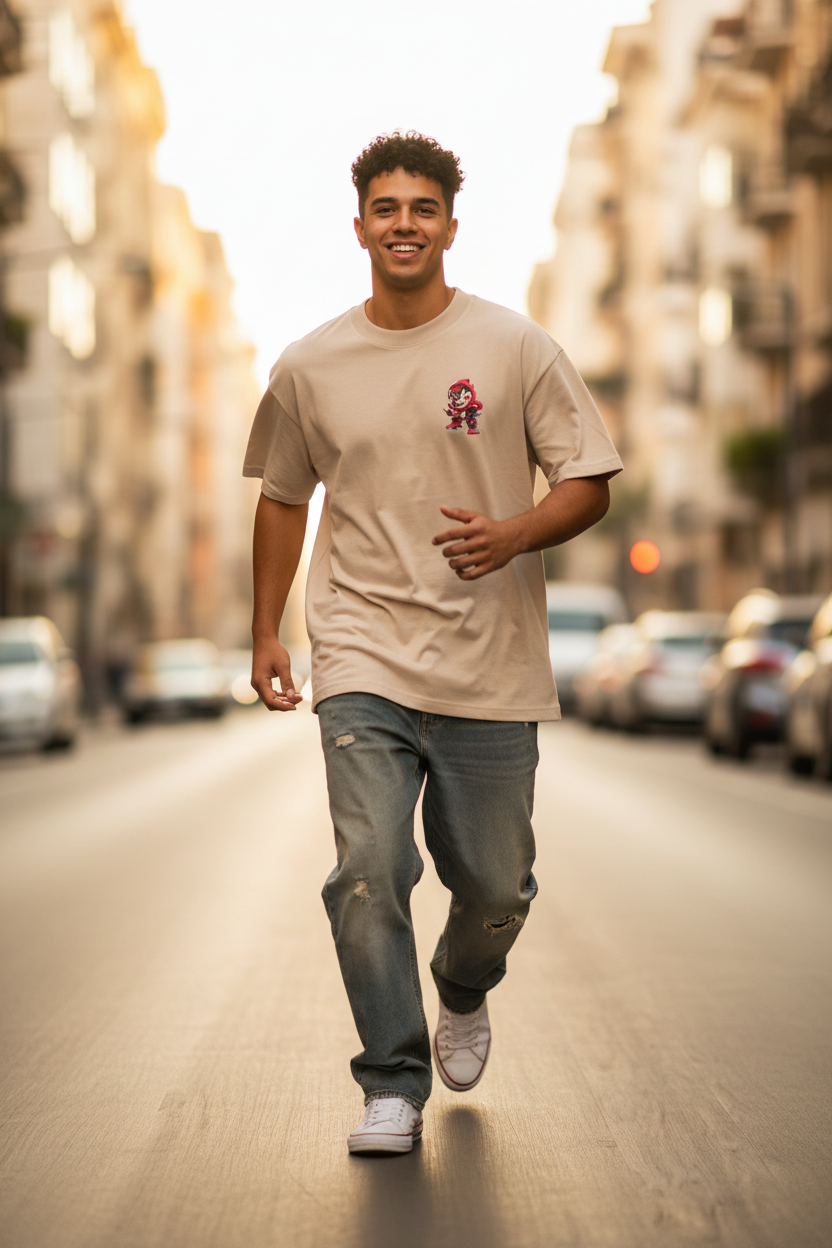 Remera Oversized JDN Ab Grzy