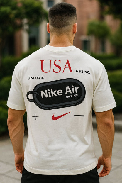 Remera Oversized NK Air Heritage USA
