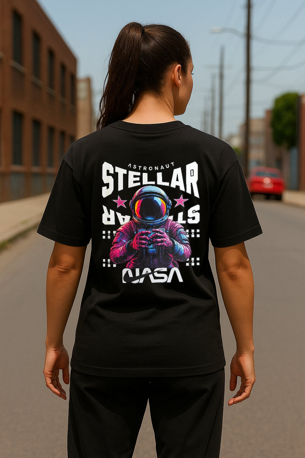 Remera Oversized NK Nasa Astronaut