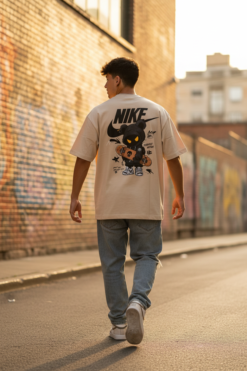 Remera Oversized NK Mystery Guy