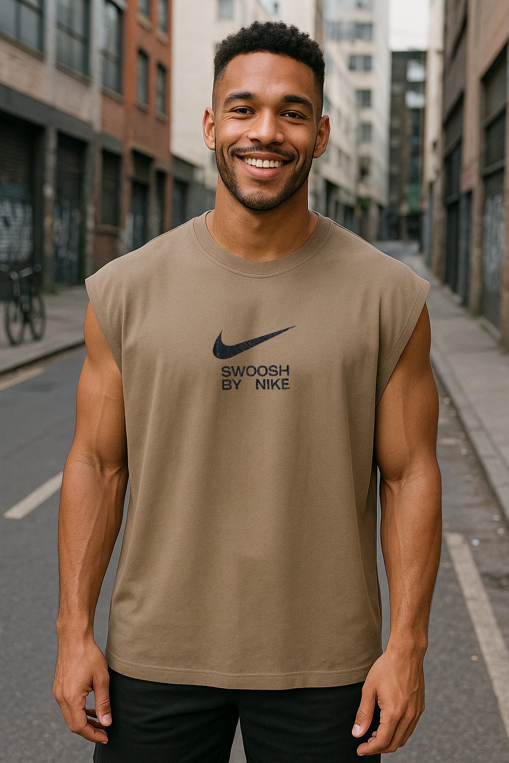 Musculosa Oversized NK Swosh