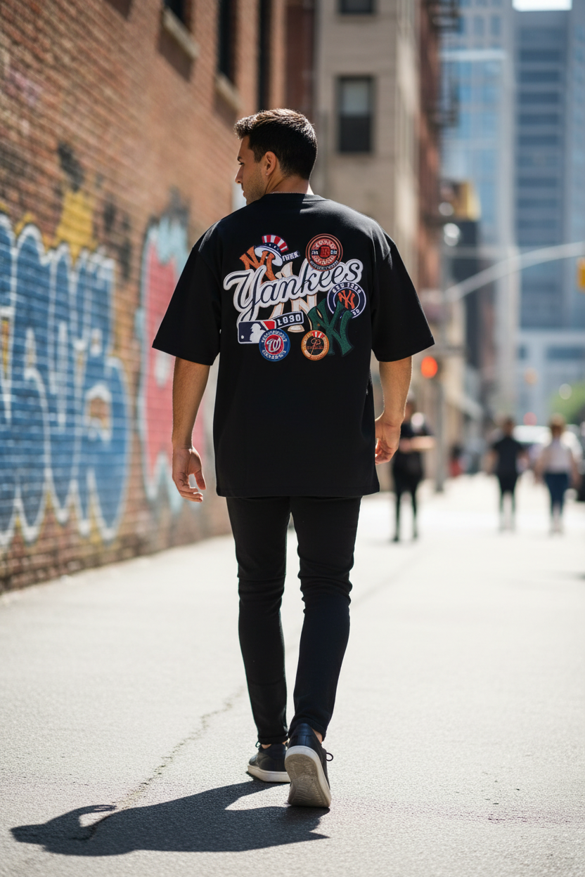 Remera Oversized NY Yankees