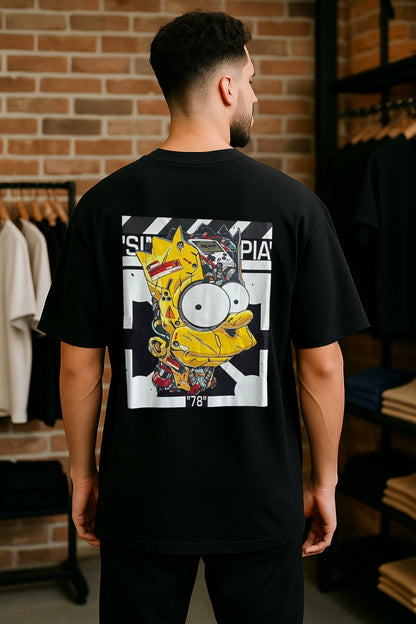 Remera Oversized OW Graffiti Bart