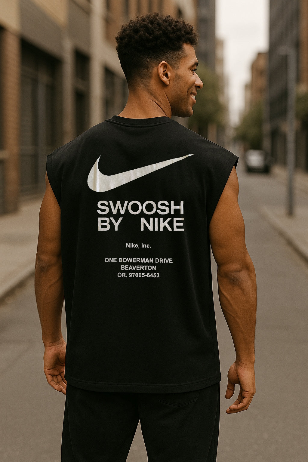 Musculosa Oversized NK Swosh