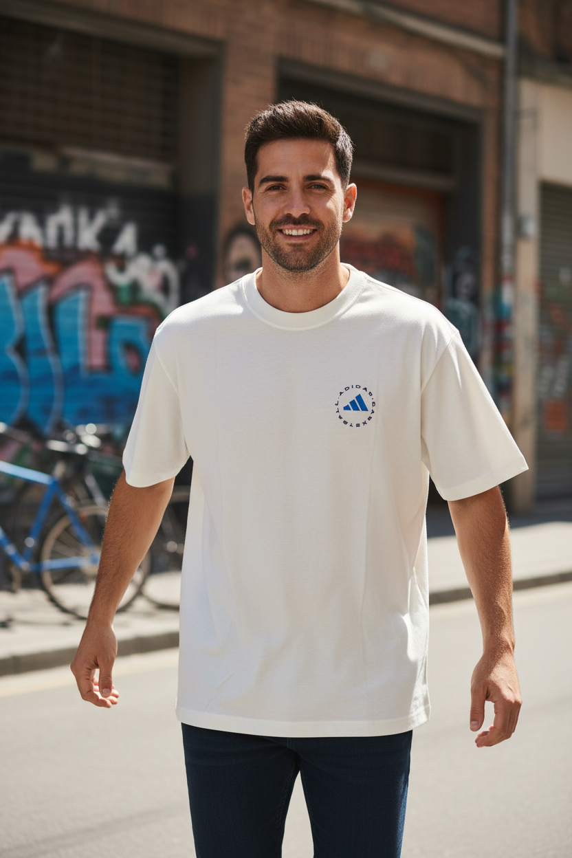 Remera Oversized ADI Basketball Court