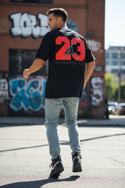Remera Oversized JDN Flight 23