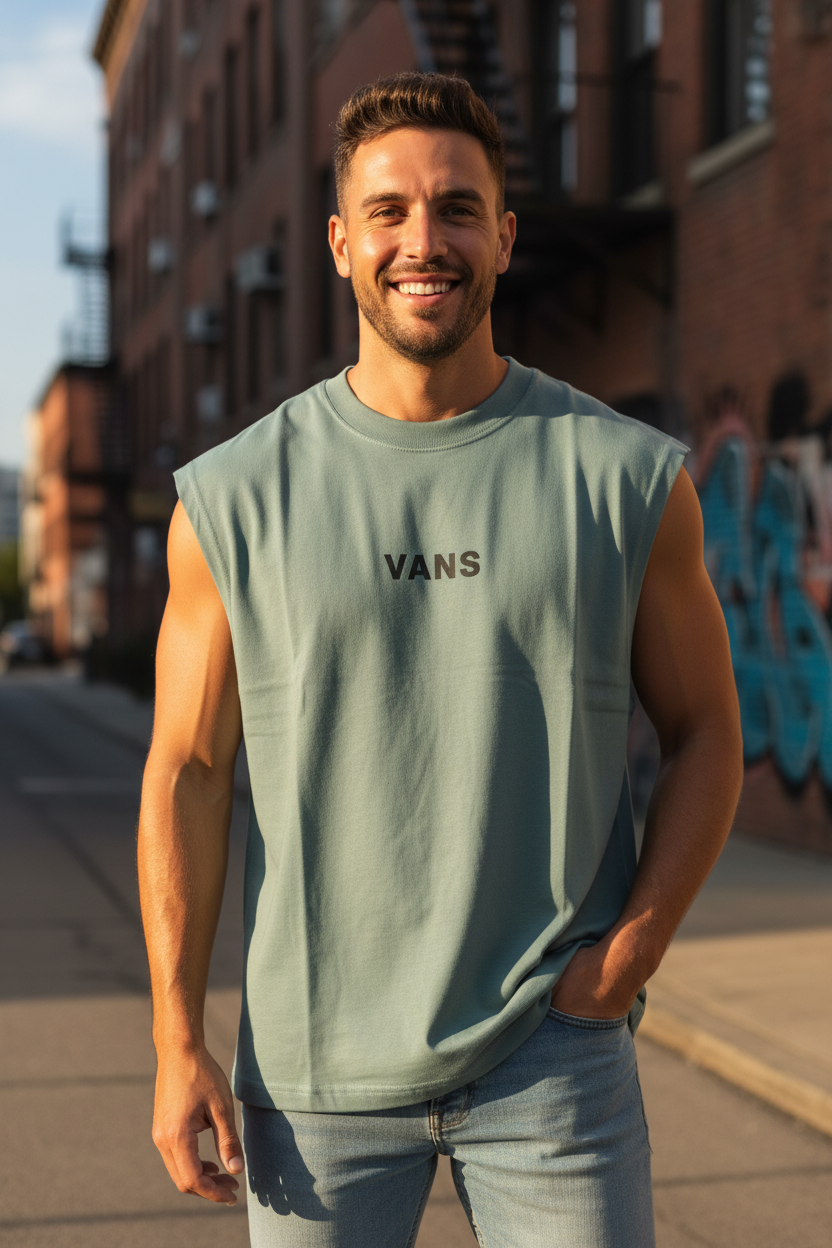 Musculosa Oversized VNS Global Street