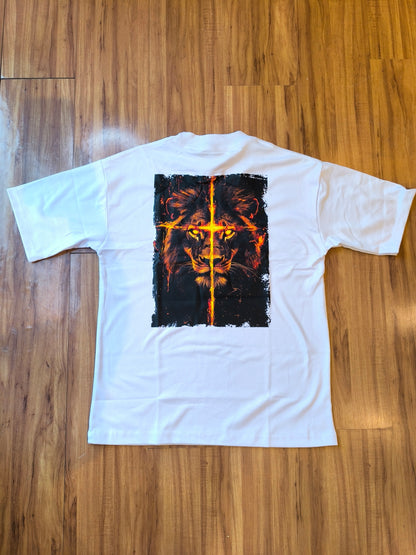 Remera Oversized Lion Faith