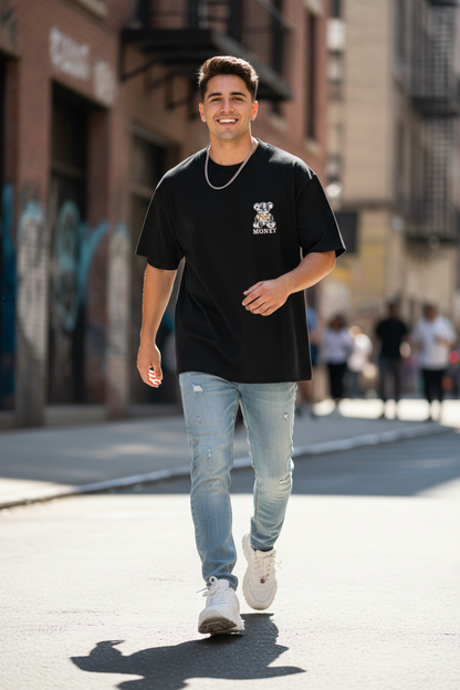 Remera Oversized Money Hustler