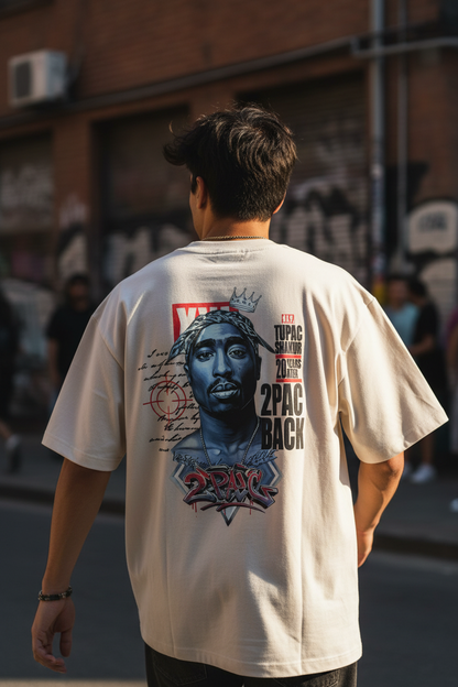 Remera Oversized 2Pac Target