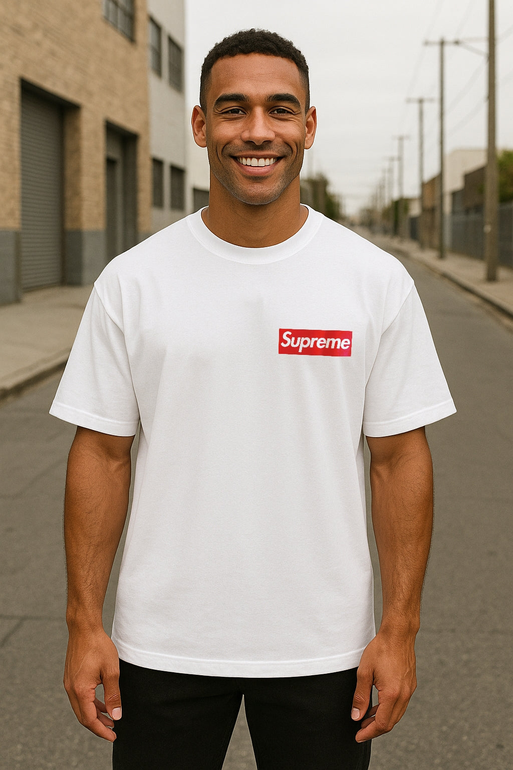 Remera Oversized SUPRM Icon Clash