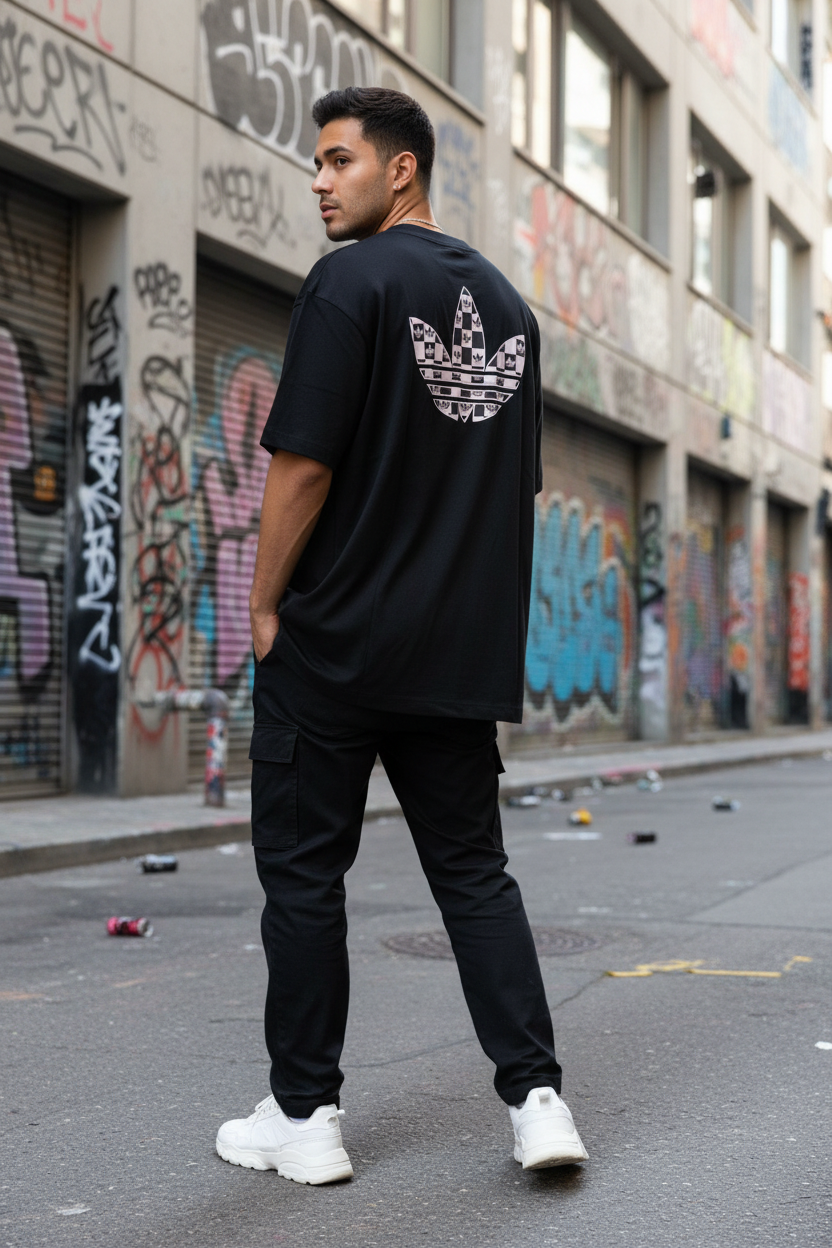 Remera Oversized ADI Finish Flag