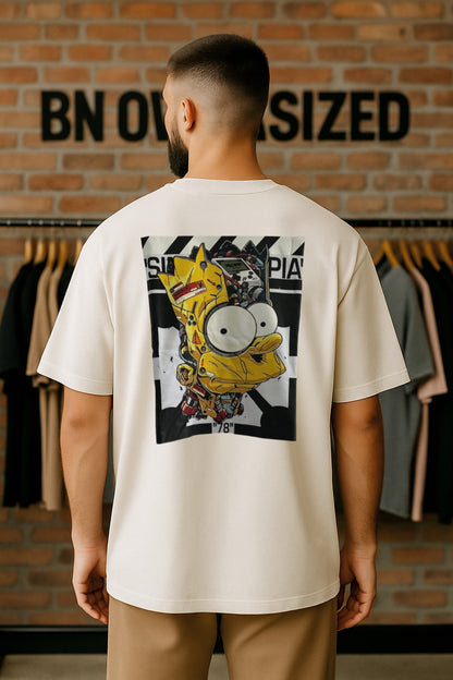 Remera Oversized OW Graffiti Bart