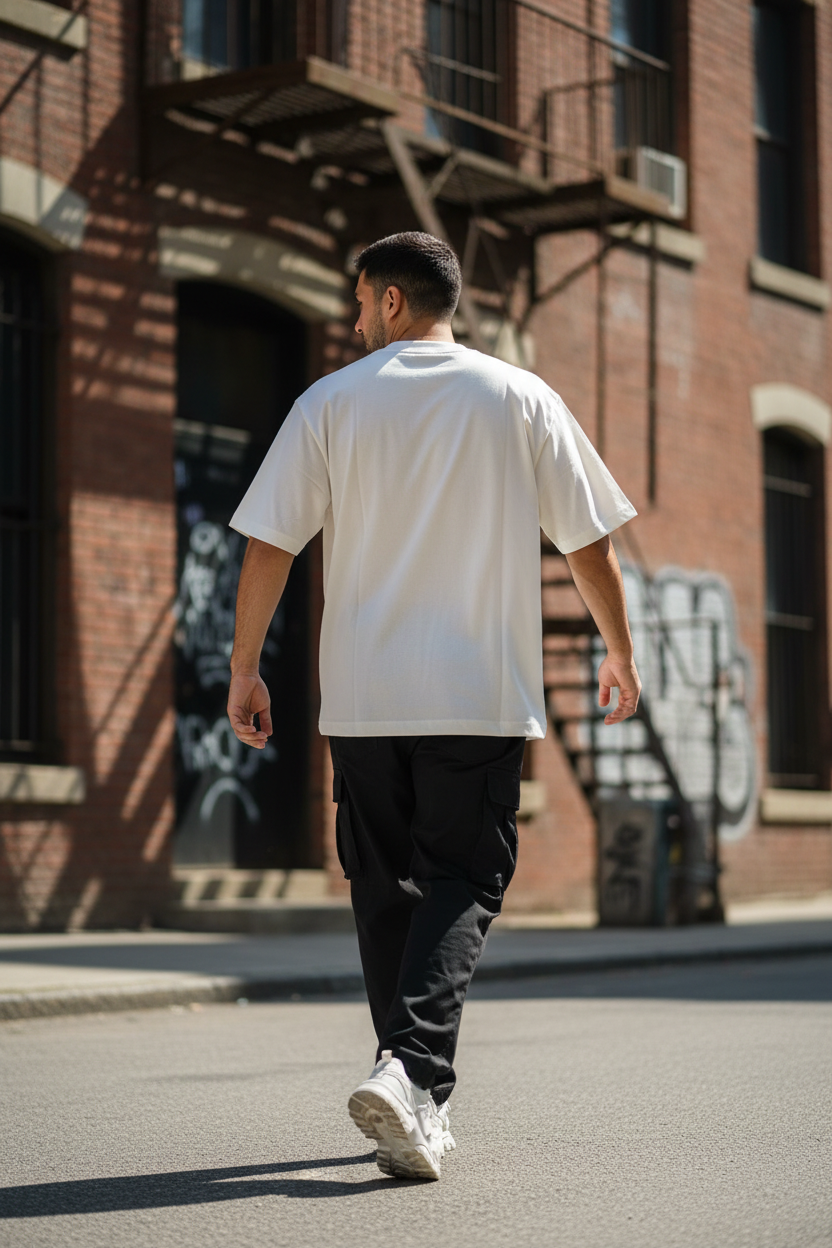 Remera Oversized Bordada ADI Basiq
