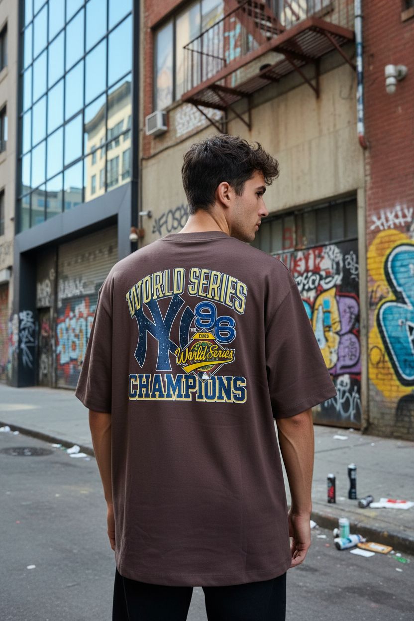 Remera Oversized NY World Series