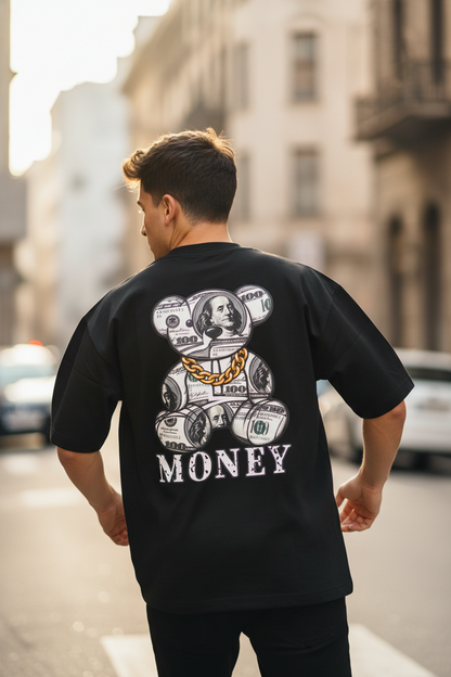 Remera Oversized Money Hustler