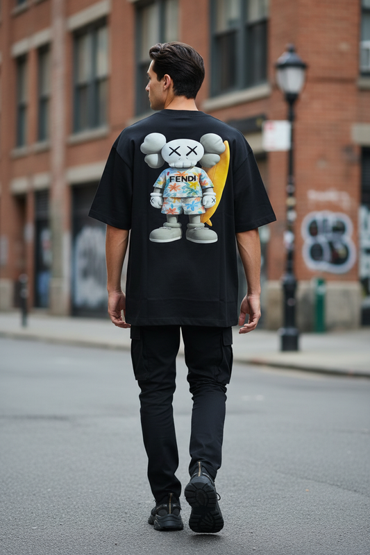 Remera Oversized FNDI Beach Kaws