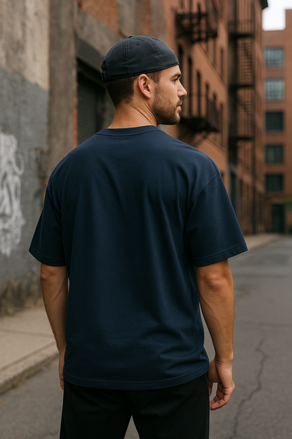 Remera Oversized VNS Bordada Edge