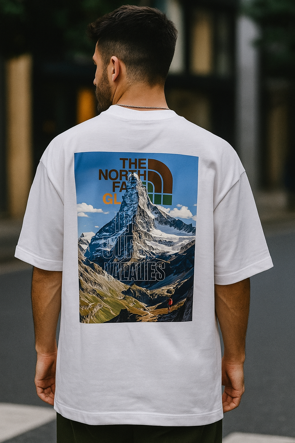 Remera Oversized TNF Gcci Mountains
