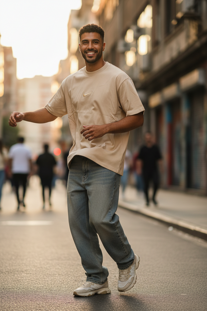 Remera Oversized Bordada NK District