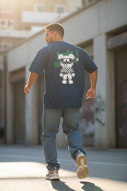 Remera Oversized LV Bear Style
