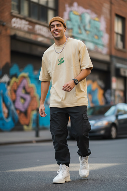 Remera Oversized LV Bear Style