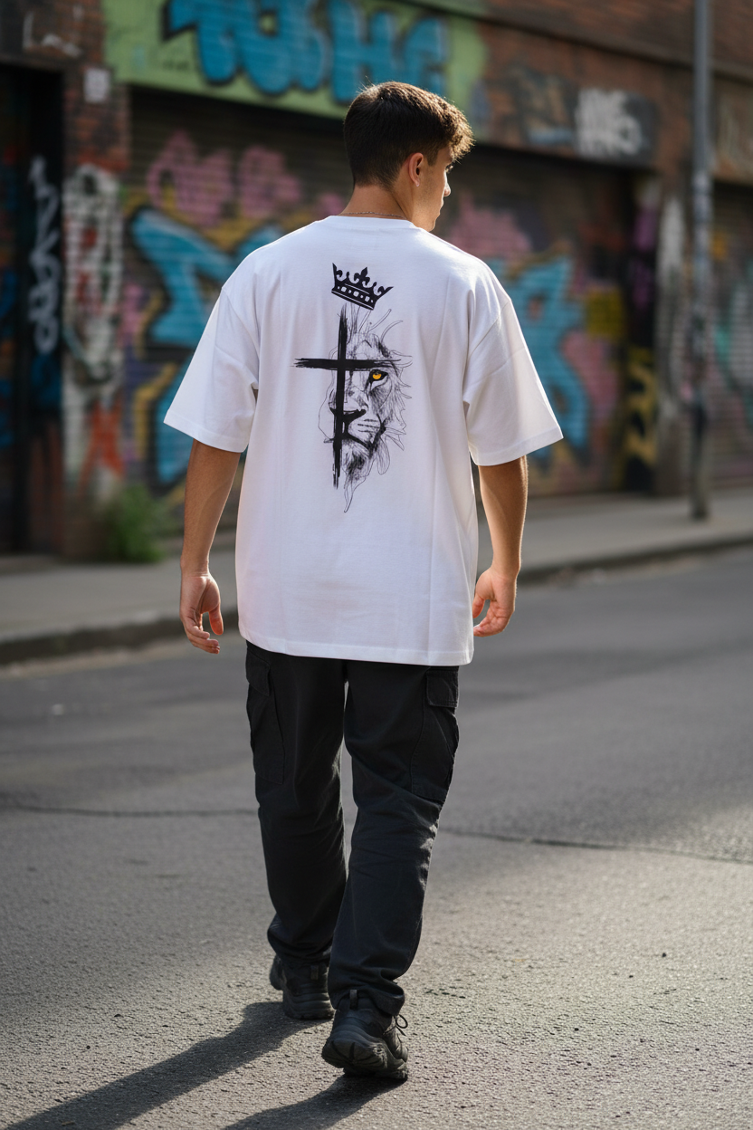 Remera Oversized Lion King