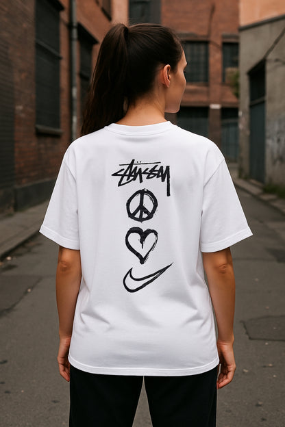 Remera Oversized NK Peace & Love