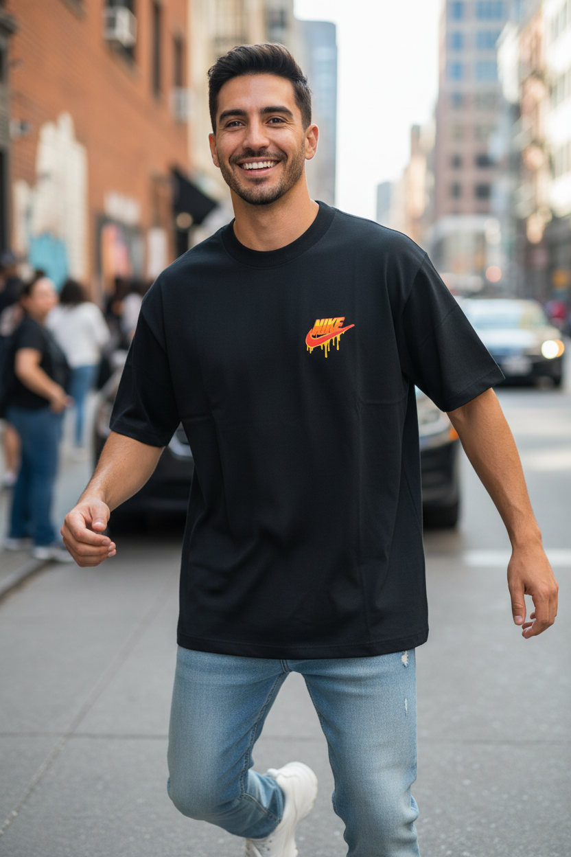 Remera Oversized NK Bart's Vudu