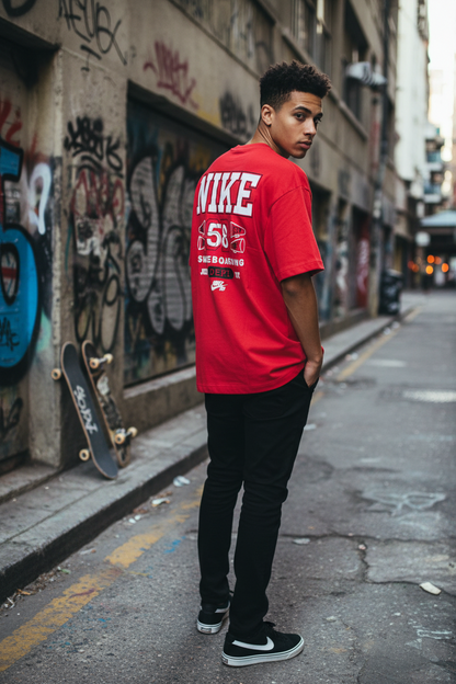 Remera Oversized NK Skateboarding