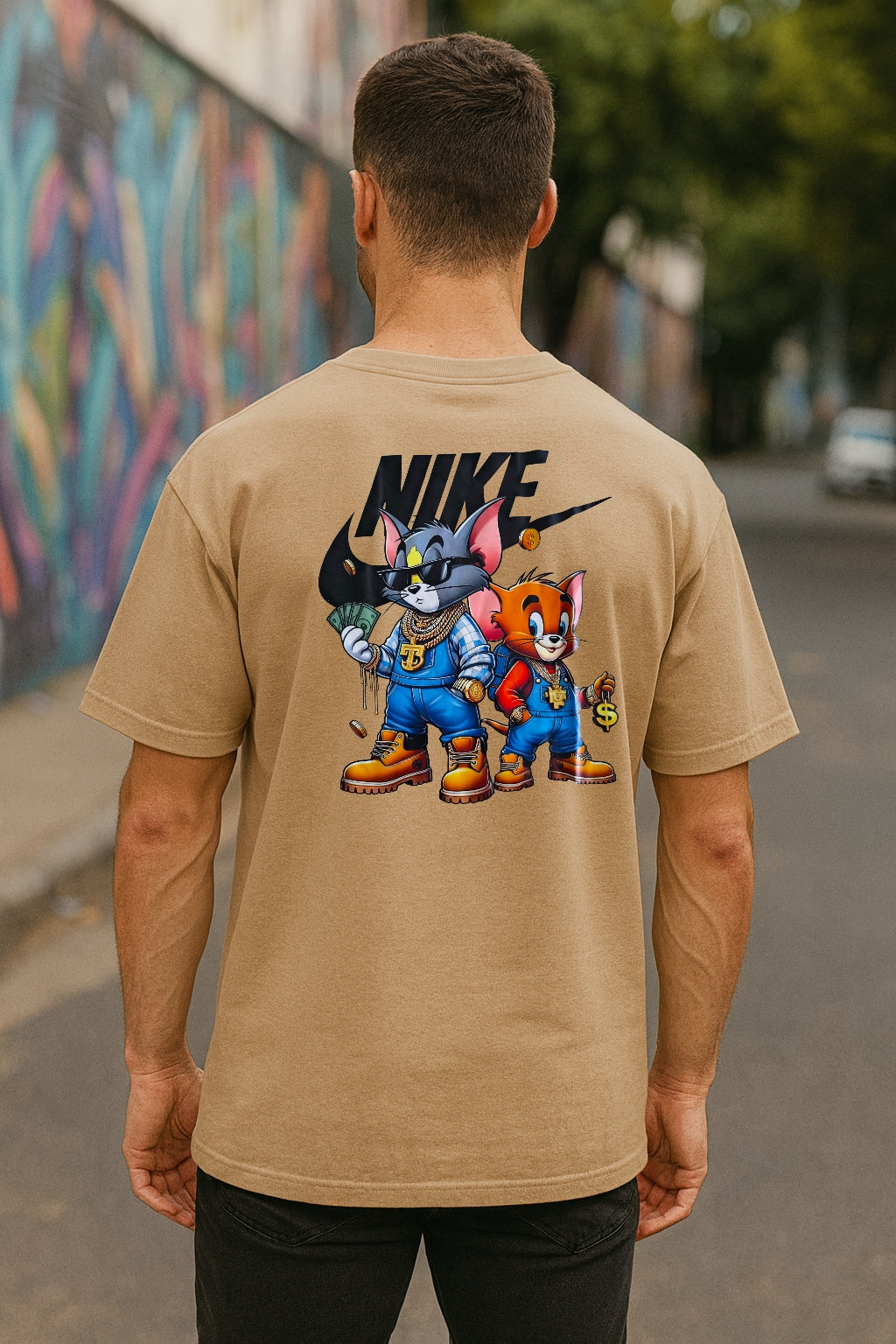 Remera Oversized NK Rich Toons