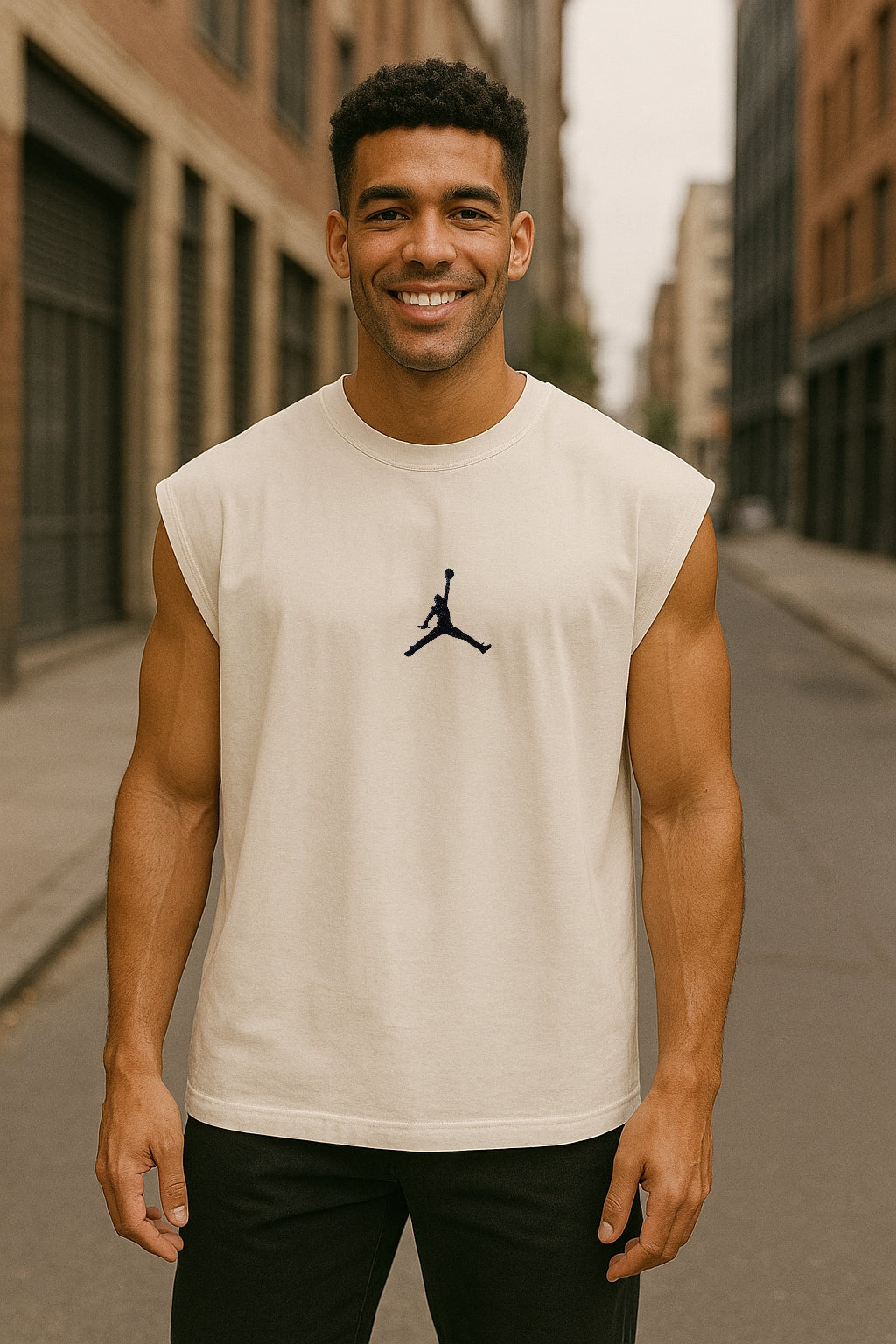 Musculosa Oversized JDN Bordada Apex