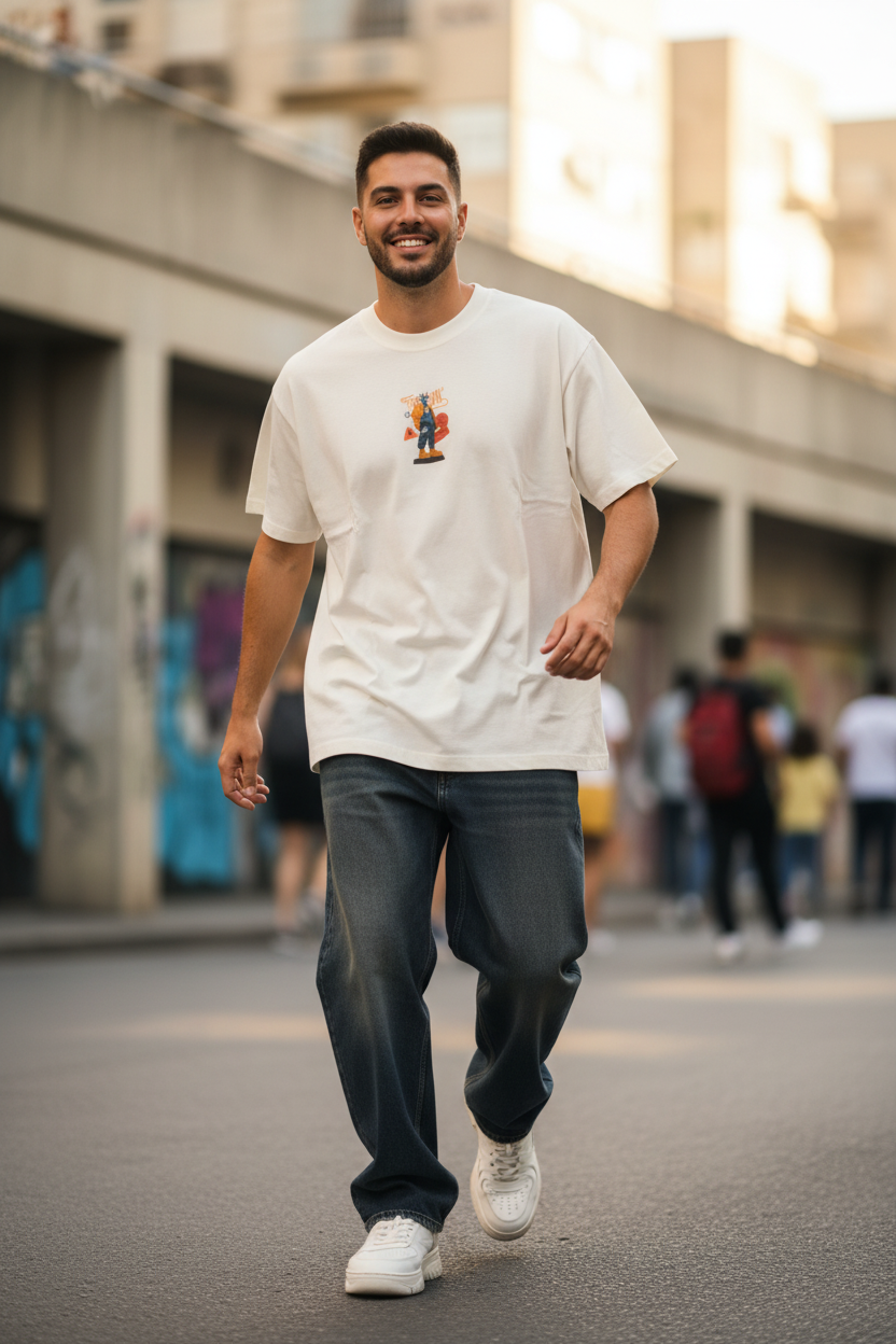 Remera Oversized NK Freedom